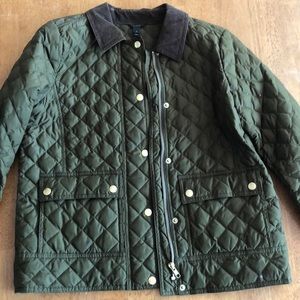 J. Crew quilted down jacket